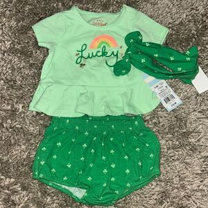 Cat & Jack Green Jumpsuit & Romper